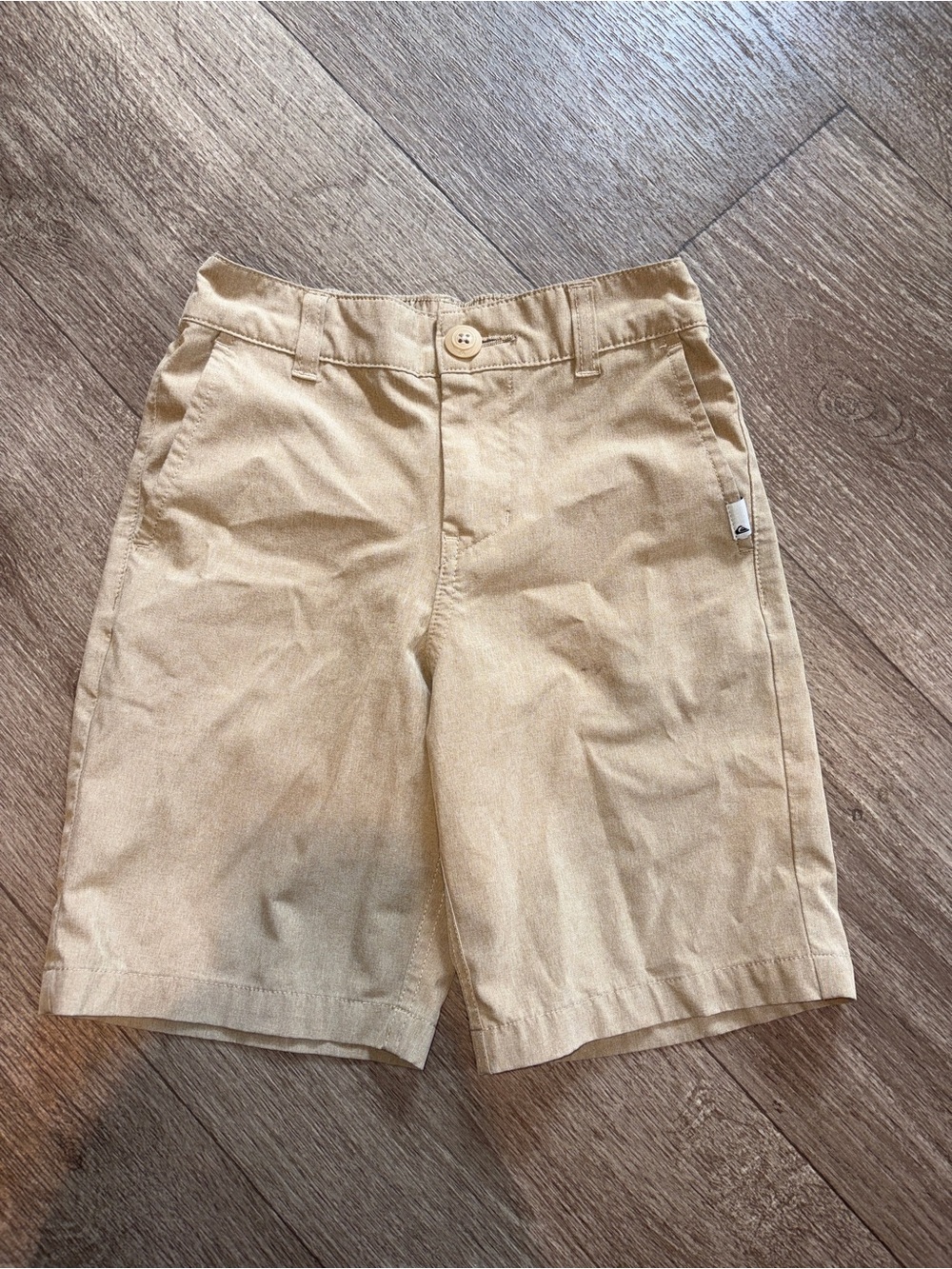 Quiksilver Boys' Tan Flat Front Shorts